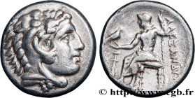 MACEDONIA - MACEDONIAN KINGDOM - ALEXANDER III THE GREAT
Type : Drachme 
Date : c. 328-323 AC. 
Mint name / Town : Lampsaque, Mysie 
Metal : silver 
D...