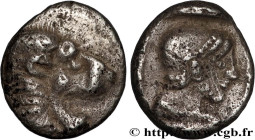 CARIA - KNIDOS
Type : Trihemiobole 
Date : c. 530-520 AC. 
Mint name / Town : Cnide, Carie 
Metal : silver 
Diameter : 11  mm
Orientation dies : 12  h...