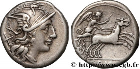 ROMAN REPUBLIC - ANONYMOUS
Type : Denier 
Date : c. 157-155 AC. 
Mint name / Town : Rome 
Metal : silver 
Millesimal fineness : 950  ‰
Diameter : 17,5...