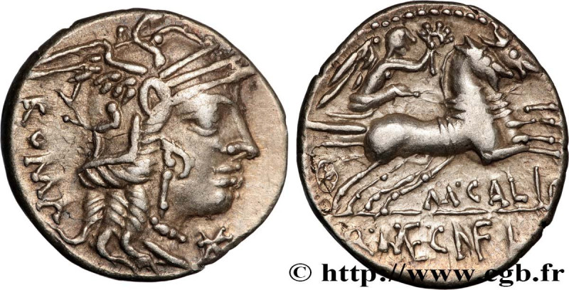 CALIDIA
Type : Denier 
Date : 117-116 AC. 
Mint name / Town : Rome 
Metal : silv...