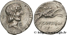 CALPURNIA
Type : Denier 
Date : 67 AC. 
Mint name / Town : Rome 
Metal : silver 
Millesimal fineness : 950  ‰
Diameter : 18  mm
Orientation dies : 5  ...