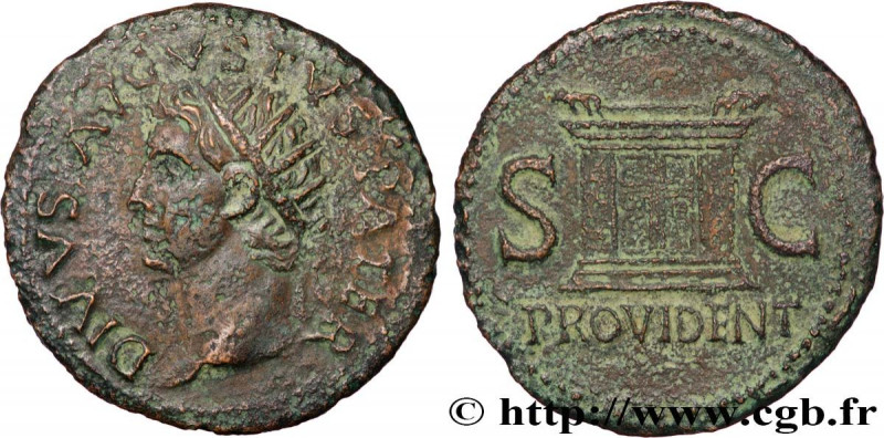 AUGUSTUS
Type : As 
Date : 22/23-30 ou 31-37 
Mint name / Town : Rome 
Metal : c...