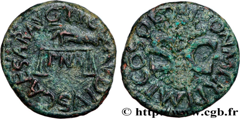 CLAUDIUS
Type : Quadrans 
Date : 41 
Mint name / Town : Rome 
Metal : copper 
Di...