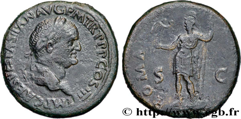 VESPASIAN
Type : Sesterce 
Date : 71 
Mint name / Town : Rome 
Metal : copper 
D...