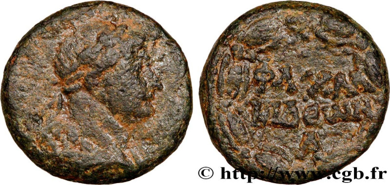 TRAJANUS
Type : Bronze 
Date : 115 
Date : n.d. 
Mint name / Town : Syrie, Chalc...