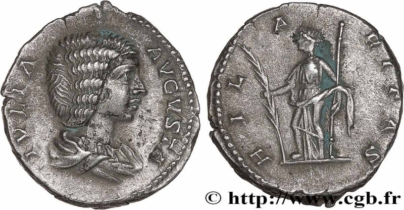 JULIA DOMNA
Type : Denier 
Date : 202 
Mint name / Town : Rome 
Metal : silver 
...