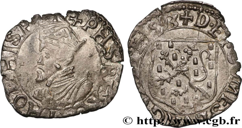 COUNTY OF BURGUNDY - PHILIP II OF SPAIN
Type : Carolus 
Date : 1593 
Mint name /...