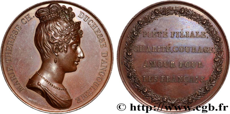 LOUIS XVIII
Type : Médaille, Marie-Thérèse Charlotte de France, Piété filiale 
D...