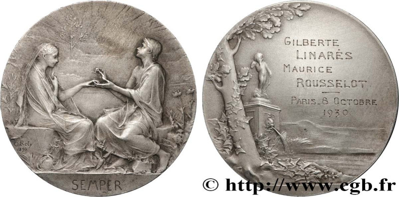 LOVE AND MARRIAGE
Type : Médaille, Semper 
Date : 1930 
Metal : silver 
Millesim...