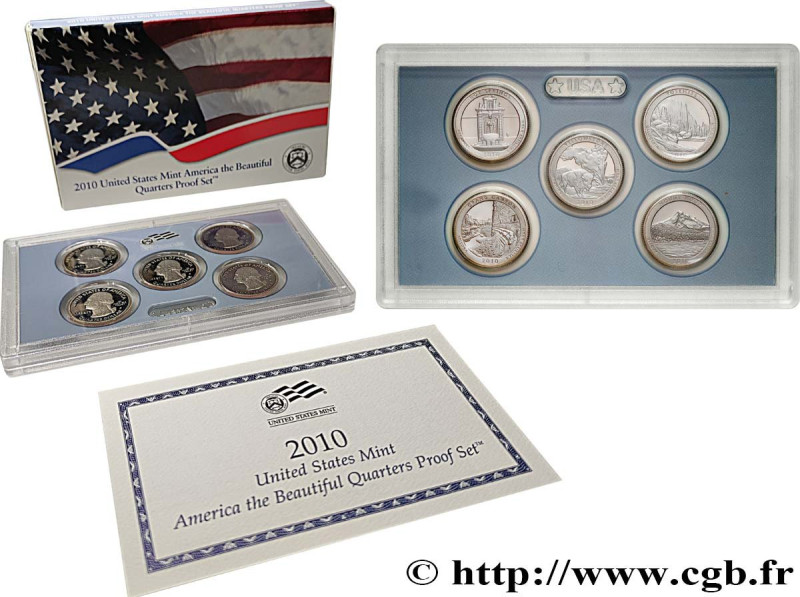 UNITED STATES OF AMERICA
Type : 50 STATE QUARTERS - PROOF SET - 5 monnaies 
Date...