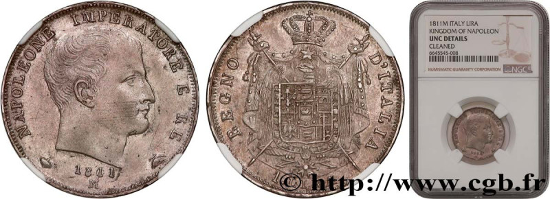 ITALY - KINGDOM OF ITALY - NAPOLEON I
Type : 1 Lire 
Date : 1811 
Mint name /...