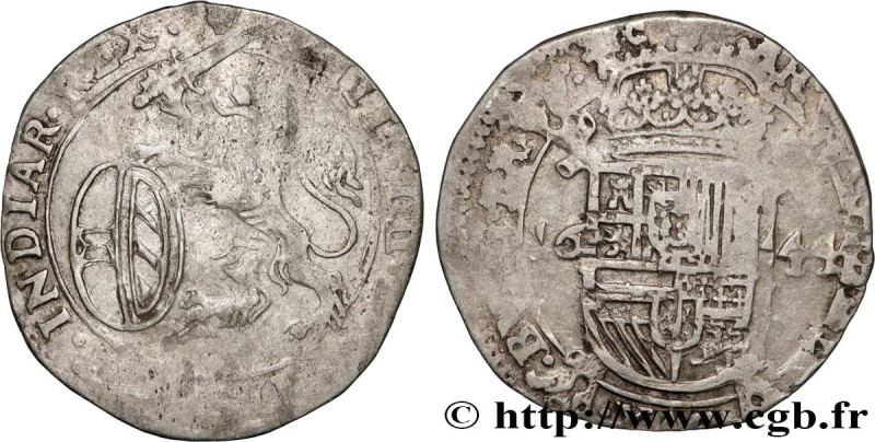 SPANISH NETHERLANDS - DUCHY OF BRABANT - PHILIP IV
Type : Escalin 
Date : 1644 
...