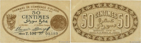 Country : ALGERIA 
Face Value : 50 Centimes 
Date : 13 janvier 1915 
Period/Province/Bank : Chambre de Commerce 
Department : Algérie 
French City : A...