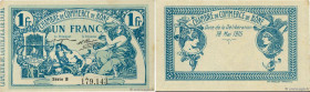 Country : ALGERIA 
Face Value : 1 Franc 
Date : 18 mai 1915 
Period/Province/Bank : Nécessités, Chambres de Commerce 
Department : Algérie 
French Cit...
