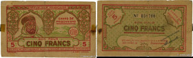 Country : ALGERIA 
Face Value : 5 Francs 
Date : (1943) 
Period/Province/Bank : Camps de prisonniers 
Catalogue reference : K.394 
Alphabet - signatur...