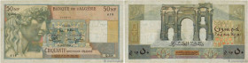 Country : ALGERIA 
Face Value : 50 Nouveaux Francs 
Date : 18 décembre 1959 
Period/Province/Bank : Banque de l'Algérie 
Catalogue reference : P.120a ...