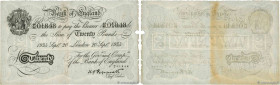 Country : ENGLAND 
Face Value : 20 Pounds Faux 
Date : 20 septembre 1934 
Period/Province/Bank : Bank of England 
French City : Londres 
Catalogue ref...