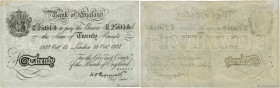 Country : ENGLAND 
Face Value : 20 Pounds Faux 
Date : 15 octobre 1937 
Period/Province/Bank : Bank of England 
French City : Londres 
Catalogue refer...