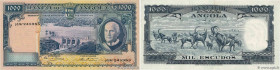 Country : ANGOLA 
Face Value : 1000 Escudos 
Date : 10 juin 1970 
Period/Province/Bank : Banco de Angola 
Catalogue reference : P.98 
Alphabet - signa...