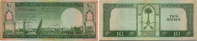 Country : SAUDI ARABIA 
Face Value : 10 Riyals 
Date : (1961) 
Period/Province/Bank : Saudi Arabian Monetary Agency 
Catalogue reference : P.8b 
Alpha...