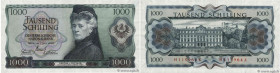 Country : AUSTRIA 
Face Value : 1000 Shilling 
Date : 01 juillet 1966 
Period/Province/Bank : République, Banque Nationale autrichienne 
Catalogue ref...