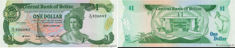 Country : BELIZE 
Face Value : 1 Dollar 
Date : 01 janvier 1987 
Period/Province...