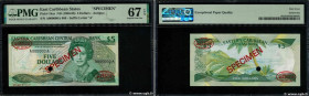 Country : CARIBBEAN  
Face Value : 5 Dollars Spécimen 
Date : (1986-1988) 
Period/Province/Bank : Eastern Caribbean Central Bank 
Department : Antigua...