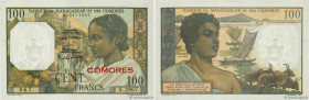 Country : COMOROS 
Face Value : 100 Francs 
Date : (1963) 
Period/Province/Bank : Banque de Madagascar et des Comores 
Catalogue reference : P.3b2 
Ad...