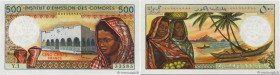 Country : COMOROS 
Face Value : 500 Francs 
Date : (1976) 
Period/Province/Bank : Institut d'émission des Comores 
Catalogue reference : P.7a2 
Additi...