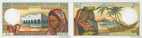Country : COMOROS 
Face Value : 500 Francs 
Date : (1986) 
Period/Province/Bank : Banque Centrale des Comores 
Catalogue reference : P.10a2 
Alphabet ...