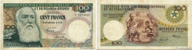 Country : BELGIAN CONGO 
Face Value : 100 Francs 
Date : 01 juillet 1956 
Period/Province/Bank : Banque Centrale du Congo Belge et du Ruanda-Urundi 
C...