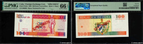 Country : CUBA 
Face Value : 100 Pesos convertibles Spécimen 
Date : 1994 
Period/Province/Bank : Banco Nacional de Cuba 
Catalogue reference : P.FX43...