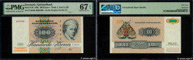 Country : DENMARK 
Face Value : 100 Kroner 
Date : 1995 
Period/Province/Bank : Danmarks Nationalbank 
Catalogue reference : P.54b 
Alphabet - signatu...