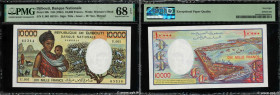 Country : DJIBOUTI 
Face Value : 10000 Francs 
Date : (1984) 
Period/Province/Bank : République - Banque Nationale 
Catalogue reference : P.39b 
Alpha...