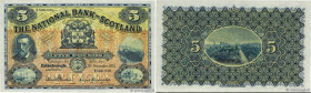 Country : SCOTLAND 
Face Value : 5 Pounds 
Date : 31 décembre 1956 
Period/Province/Bank : National Bank of Scotland 
Catalogue reference : P.259a 
Al...