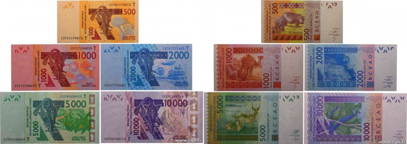 Country : WEST AFRICAN STATES 
Face Value : 500 au 10000 Francs Lot 
Date : 2011...