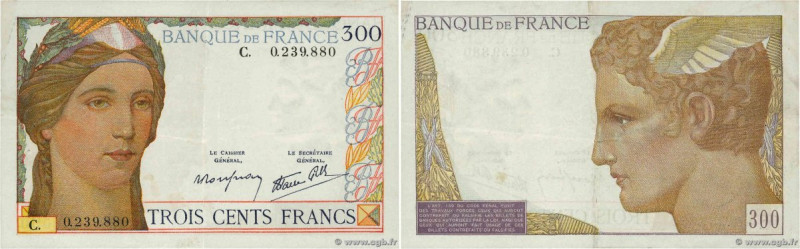 Country : FRANCE 
Face Value : 300 Francs 
Date : (06 octobre 1938) 
Period/Prov...