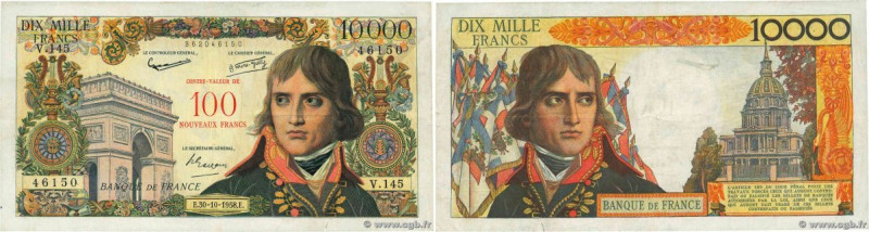 Country : FRANCE 
Face Value : 100 NF sur 10000 Francs BONAPARTE 
Date : 30 octo...