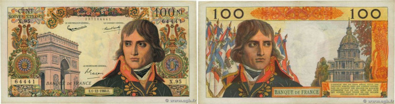 Country : FRANCE 
Face Value : 100 Nouveaux Francs BONAPARTE 
Date : 01 décembre...