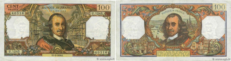 Country : FRANCE 
Face Value : 100 Francs CORNEILLE 
Date : 01 février 1979 
Per...