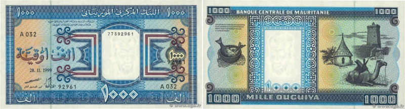 Country : MAURITANIA 
Face Value : 1000 Ouguiya 
Date : 28 novembre 1999 
Period...