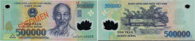 Country : VIETNAM 
Face Value : 500000 Dong Spécimen 
Date : (2003-2021) 
Period/Province/Bank : State Bank of Viet Nam 
Catalogue reference : P.124s ...