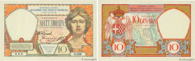 Country : YUGOSLAVIA 
Face Value : 10 Dinara Épreuve 
Date : 26 mai 1926 
Period/Province/Bank : Banque Nationale du Royaume des Serbes, Croates et Sl...