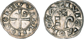 LANGUEDOC
Evêché & Comté de Toulouse, Guillaume IV (1060-1088) : Denier d'argent
 - SUP 58 (SUP)
Très Rare !!


B 710, DF 1210, P 80-9
TOULOUSE...