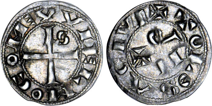 LANGUEDOC
Evêché & Comté de Toulouse, Guillaume IV (1060-1088) : Obole d'argent...