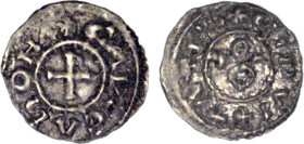 LANGUEDOC
Vicomté et évêché de Carcassonne, anonymes (Xe & XIe siècles) : Obole d'argent
 - TTB 40 (TTB+)
Très Rare !!


DF 1514, P 83-8v
CARCA...