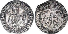 PROVENCE
Comté, Robert d'Anjou (1309-1343) : Carlin d'argent
 - SUP 50 (SUP-)
Rare en l'état !


B 830, P 89-11 & suivants
 - ARGENT - 3,94g
 ...