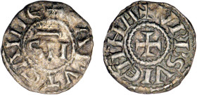 DAUPHINÉ
Archevêché de Vienne, anonymes (1re moitié du XIIe siècle) : Denier d'argent
 - TTB 35 (TTB)
Très Rare !!


B 1043, DF 2377, P 106-13
...