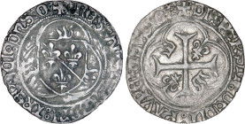 TRÉVOUX
Seigneurie, Jean II de Bourbon (1456-1482) : Blanc d'argent
 O - TTB 35 (TTB)
Très Rare !!


B 1044, DF 2911 à 2911c, P 114-17, Divo 2 à...