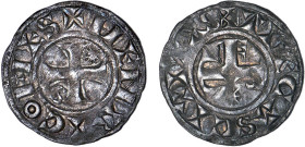 CHAMPAGNE
Comté de Troyes, Henri II (1180-1197) : Denier d'argent
 - TTB 35 (TTB)
Assez Rare !


B 1748, P 138-9
TROYES - ARGENT - 1,13g
 ----...